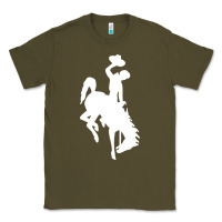 Army Green wyoming cowboys Classic Tee - DesignPulse