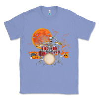 Colony Blue Skeleton Drummer Halloween Costume Playing Drums Mens Boys Classic Tee - DesignPulse
