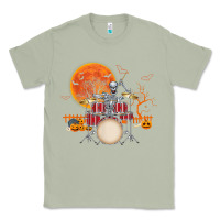 Matcha Skeleton Drummer Halloween Costume Playing Drums Mens Boys Classic Tee - DesignPulse