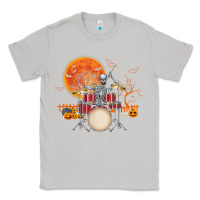 Moon Dust Skeleton Drummer Halloween Costume Playing Drums Mens Boys Classic Tee - DesignPulse