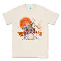 Natural Skeleton Drummer Halloween Costume Playing Drums Mens Boys Classic Tee - DesignPulse