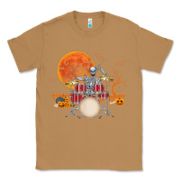 Toasted Coconut Skeleton Drummer Halloween Costume Playing Drums Mens Boys Classic Tee - DesignPulse