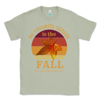 Matcha feminist my favorite season is fall patriarchy retro vintage long slee Classic Tee - DesignPulse