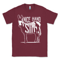 Burgundy Nice Hand Sir Donkey Poker Funny Gambling Design For Fans Classic Tee - DesignPulse