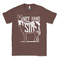 Chestnut Nice Hand Sir Donkey Poker Funny Gambling Design For Fans Classic Tee - DesignPulse