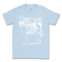 Dusty Blue Nice Hand Sir Donkey Poker Funny Gambling Design For Fans Classic Tee - DesignPulse