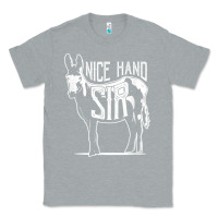 Heather Grey Nice Hand Sir Donkey Poker Funny Gambling Design For Fans Classic Tee - DesignPulse