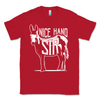 Red Nice Hand Sir Donkey Poker Funny Gambling Design For Fans Classic Tee - DesignPulse