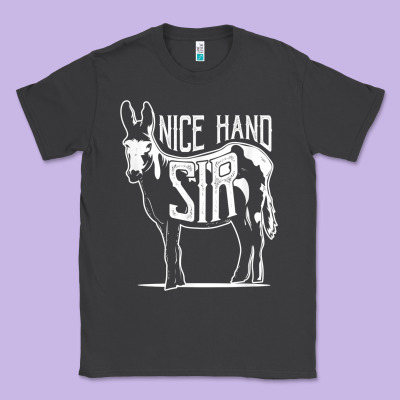Nice Hand Sir Donkey Poker Funny Gambling Design For Fans Classic Tee Designed By Designpulse