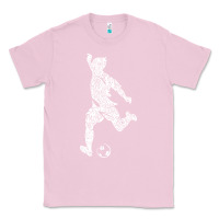 Bubblegum Pink soccer player ball Classic Tee - DesignPulse