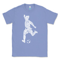 Colony Blue soccer player ball Classic Tee - DesignPulse