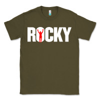 Army Green boxer r o c k y Classic Tee - DesignPulse