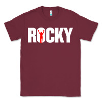 Burgundy boxer r o c k y Classic Tee - DesignPulse