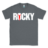 Charcoal Heather boxer r o c k y Classic Tee - DesignPulse