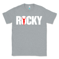 Heather Grey boxer r o c k y Classic Tee - DesignPulse