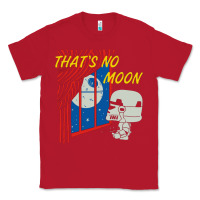Red that's no moon Classic Tee - DesignPulse