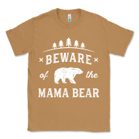 Toasted Coconut beware mama bear mom protect strong mother graphic clip art t shirt Classic Tee - DesignPulse