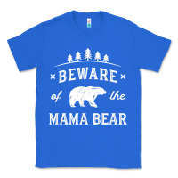 True Royal beware mama bear mom protect strong mother graphic clip art t shirt Classic Tee - DesignPulse