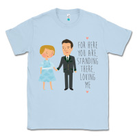 Dusty Blue sound of music - loving me Classic Tee - DesignPulse