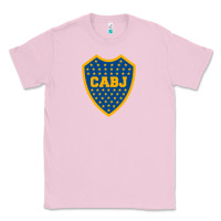 Bubblegum Pink Boca Juniors Classic Tee - DesignPulse