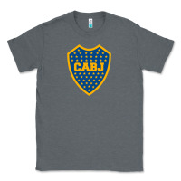 Charcoal Heather Boca Juniors Classic Tee - DesignPulse