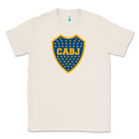 Natural Boca Juniors Classic Tee - DesignPulse