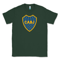 Sports Green Boca Juniors Classic Tee - DesignPulse