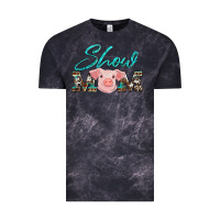 Cloud Black show mom pig Vintage Tee - Artiststas