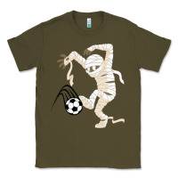 Army Green funny halloween soccer ball Classic Tee - DesignPulse