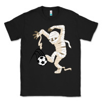 Black funny halloween soccer ball Classic Tee - DesignPulse