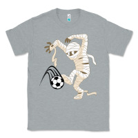 Heather Grey funny halloween soccer ball Classic Tee - DesignPulse