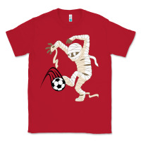Red funny halloween soccer ball Classic Tee - DesignPulse
