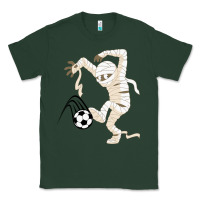Sports Green funny halloween soccer ball Classic Tee - DesignPulse