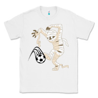 White funny halloween soccer ball Classic Tee - DesignPulse