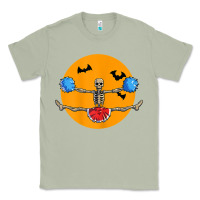 Matcha cheerleading skeleton halloween cheer skeleton cheerleader t shirt Classic Tee - DesignPulse