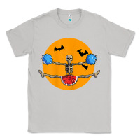 Moon Dust cheerleading skeleton halloween cheer skeleton cheerleader t shirt Classic Tee - DesignPulse