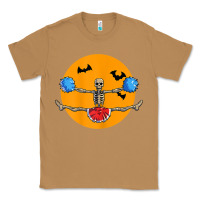 Toasted Coconut cheerleading skeleton halloween cheer skeleton cheerleader t shirt Classic Tee - DesignPulse