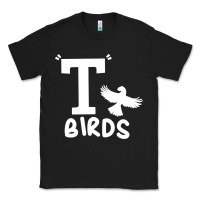 Black t birds greaser thunderbirds 1970s t birds pullover hoodie Classic Tee - DesignPulse