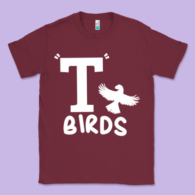 T Birds Greaser Thunderbirds 1970s T Birds Pullover Hoodie Classic Tee Designed By Designpulse