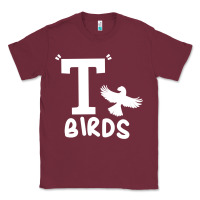 Burgundy t birds greaser thunderbirds 1970s t birds pullover hoodie Classic Tee - DesignPulse