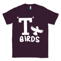 Plum t birds greaser thunderbirds 1970s t birds pullover hoodie Classic Tee - DesignPulse