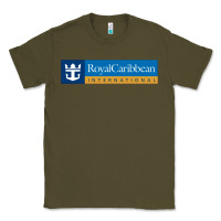 Army Green Royal Caribbean International Classic Tee - DesignPulse