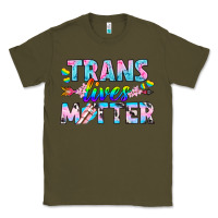 Army Green Western LGBTQ+ Trans Lives Matter Classic Tee - BundleAndBundleShop