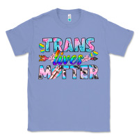 Colony Blue Western LGBTQ+ Trans Lives Matter Classic Tee - BundleAndBundleShop