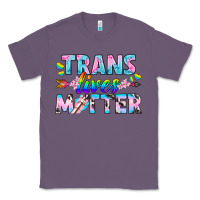 Lavender Western LGBTQ+ Trans Lives Matter Classic Tee - BundleAndBundleShop