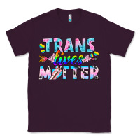 Plum Western LGBTQ+ Trans Lives Matter Classic Tee - BundleAndBundleShop