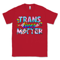 Red Western LGBTQ+ Trans Lives Matter Classic Tee - BundleAndBundleShop