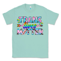 Seafoam Western LGBTQ+ Trans Lives Matter Classic Tee - BundleAndBundleShop