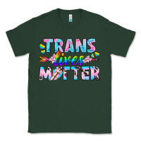 Sports Green Western LGBTQ+ Trans Lives Matter Classic Tee - BundleAndBundleShop
