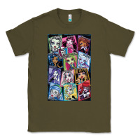 Army Green monster high character Classic Tee - DesignPulse